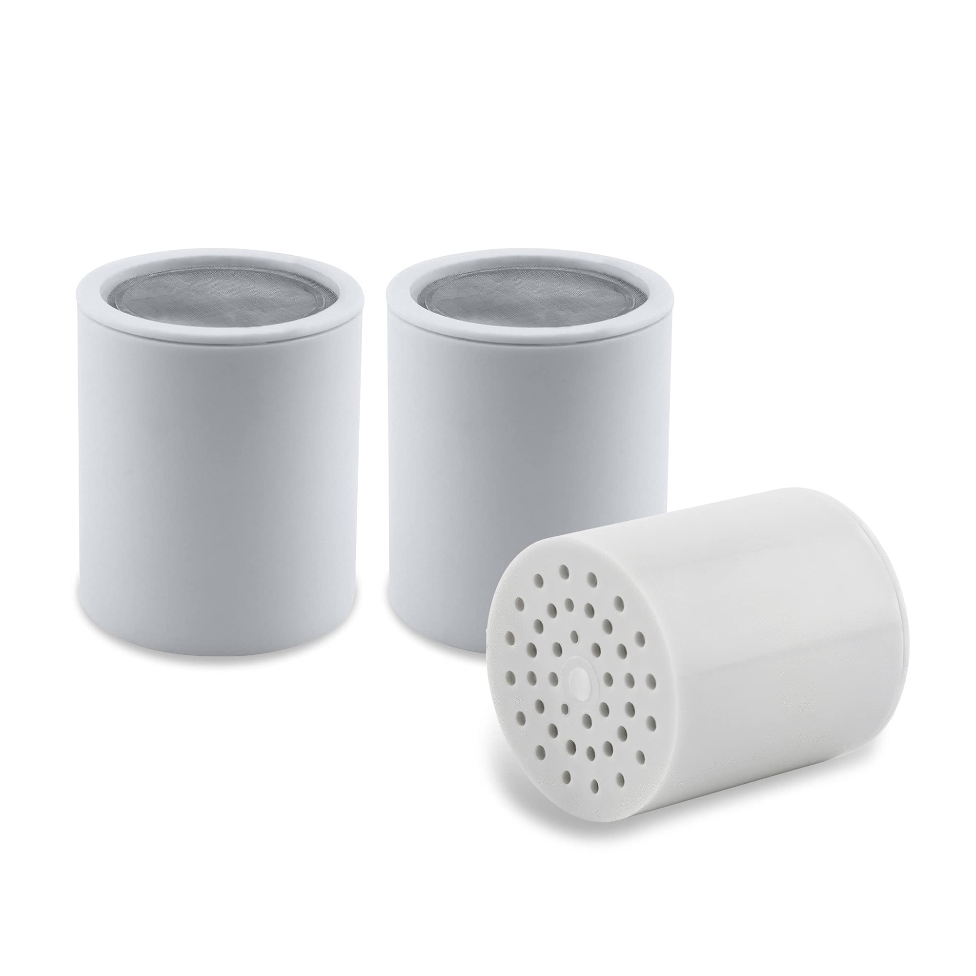 AquaBliss SF220 or SF100 Universal Shower Filter Cartridge - Longest Lasting High Output Reduces Chlorine & Toxins (3-Pa