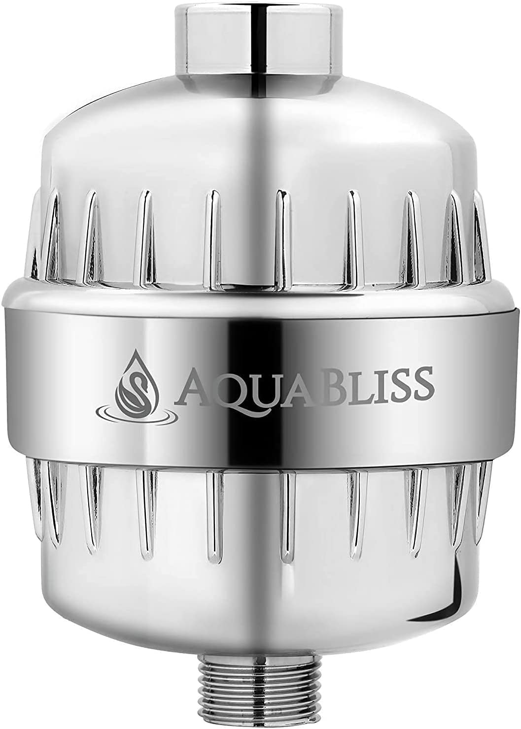 AquaBliss High Output Revitalizing Shower Filter for Dry Itchy Skin and Dandruff - Improves Skin, Hair and Nails - Chrom